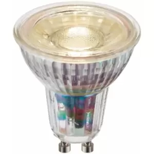 Image of Loops - 5.5W smd GU10 Warm White LED Bulb - Indoor/Outdoor Clear Glass Light Bulb