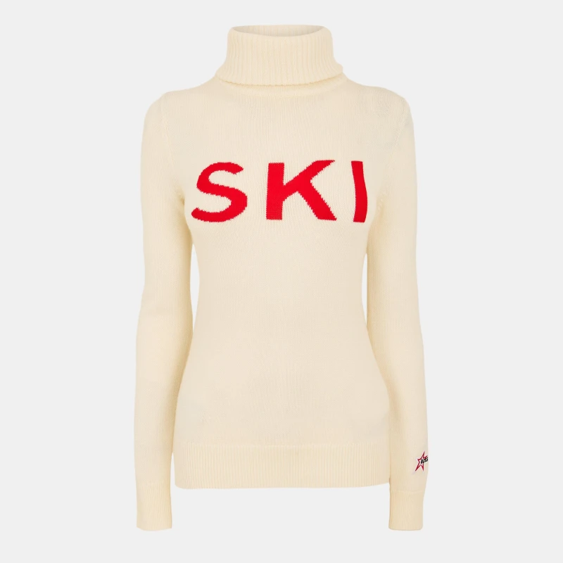 Image of Boss Womens Ski Knit Crew Neck Jumper White female 16 (XXL)