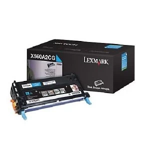 Lexmark X560A2CG Cyan Laser Toner Ink Cartridge