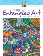 image of creative haven eerie entangled art coloring book