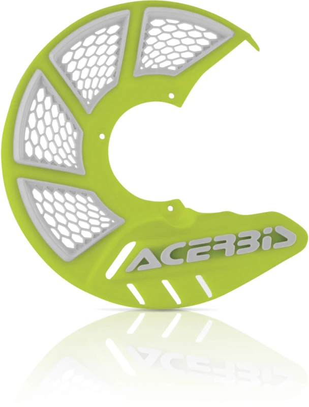 Image of 0021846.061 - Acerbis X-Brake 2.0 Front Vented Disc Cover - Fluro Yellow 0021846.061