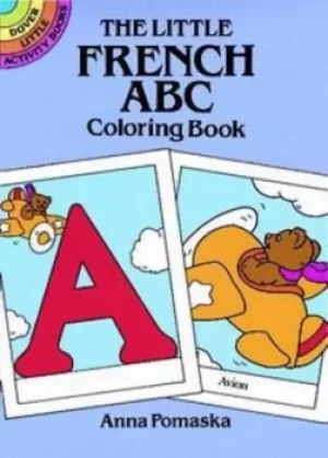 Image of The Little French ABC Coloring Book by Anna Pomaska