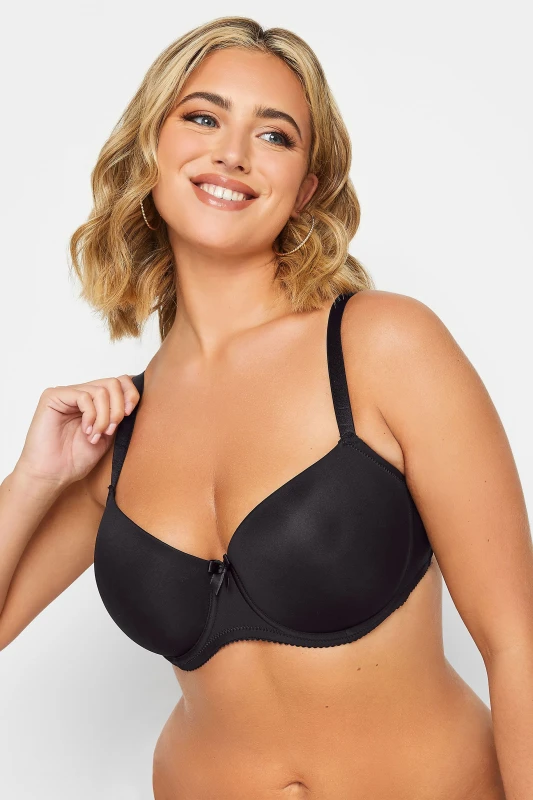Image of Yours Womens Moulded T-Shirt Bra in Blue Size: 44C Blue Female 44C