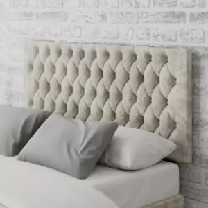 image of Monroe Mirazzi Velvet Headboard Pearl