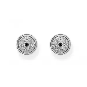 Image of Rebel At Heart Elements Of Nature Black Earrings H2162-643-11