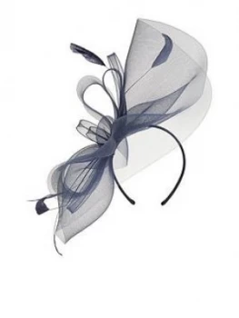 image of Accessorize Rhea Large Fascinator - Navy