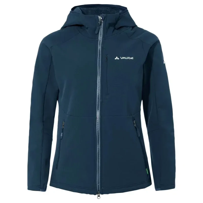 Image of Womens full zip hoodie VAUDE Elope Noir Female 42