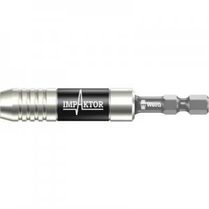 Image of Wera;897/4 Impaktor;05057675001Impactor Universal Holder with snap ring and magnetic length75mm drive 1/4 (6.35 mm)