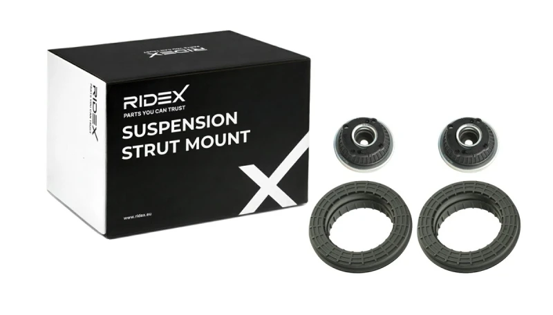 Image of RIDEX 1180S1290 Top strut mount Front axle both sides, with rolling bearing Suspension Strut Support Bearing (1180)