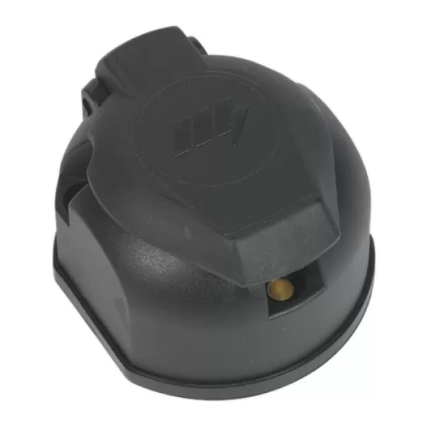 Image of Genuine SEALEY TB52 Towing Socket 13-Pin Euro Plastic 12V