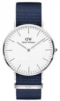 Daniel Wellington Classic Bayswater 36 Silver Case White Watch