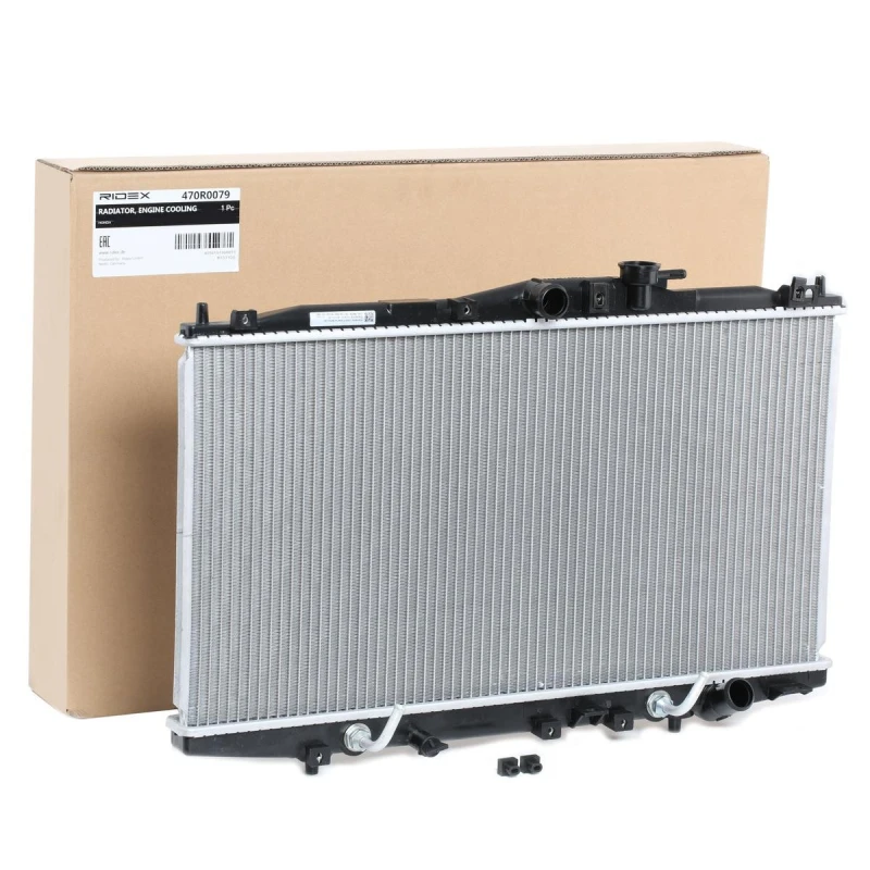 Image of RIDEX 470R0079 Engine radiator Plastic Aluminium, Plastic Radiator,engine cooling (470)