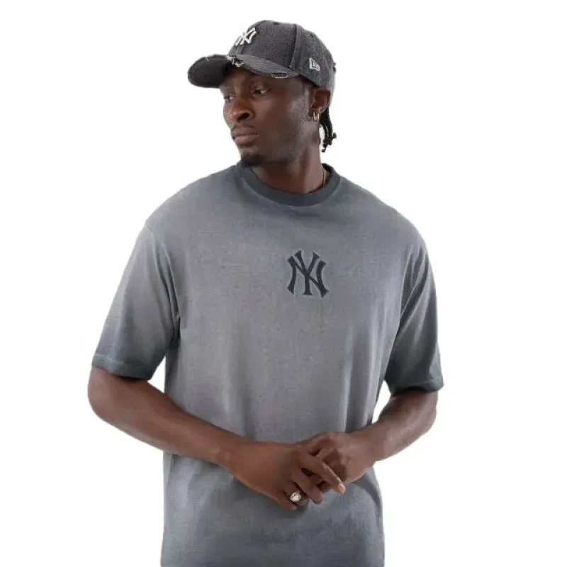 Image of new era T-Shirt New York Yankees New Era MLB Washed Logo Noir Male XL