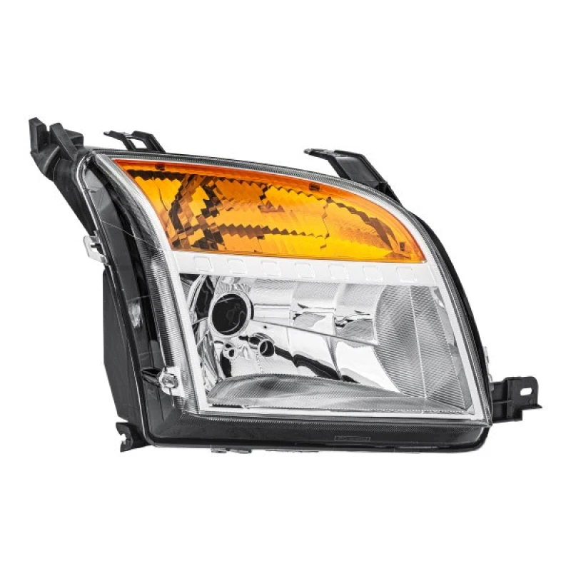 Image of HELLA 1LD 247 026-281 Headlights W5W, Right, with motor for headlamp levelling, Halogen Headlight (259)