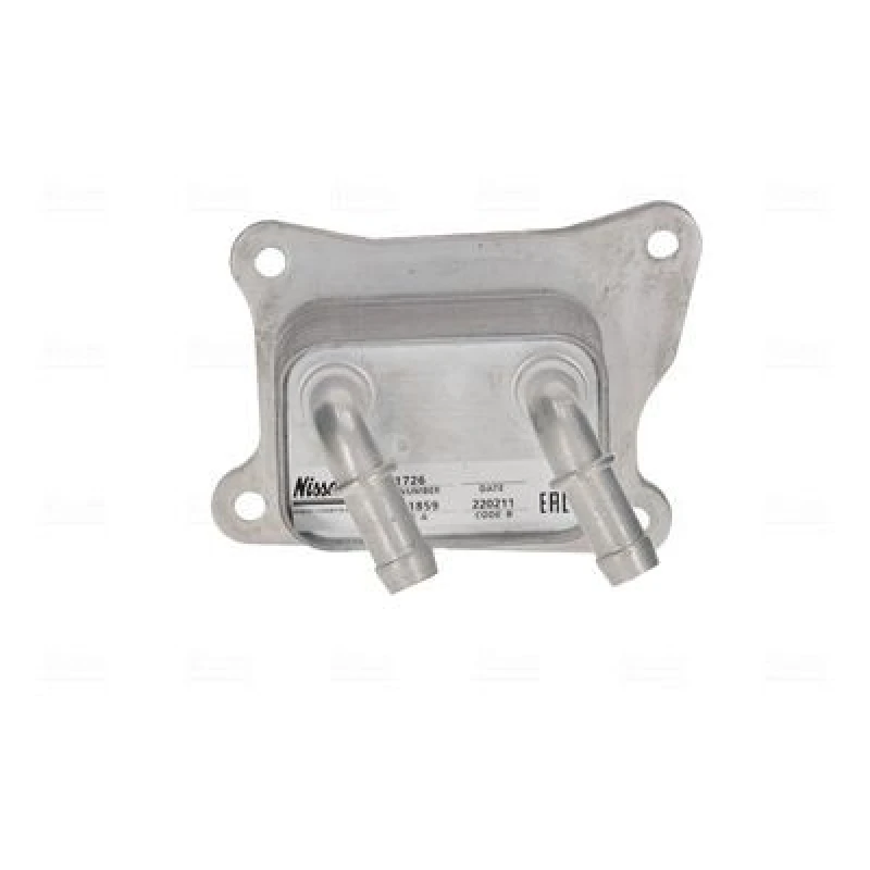 Image of NISSENS 91726 Oil Cooler ** FIRST FIT ** with gaskets/seals Aluminium Oil Cooler,engine oil (469)