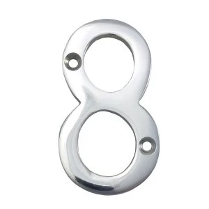 Image of Select Hardware Chrome House Number 8