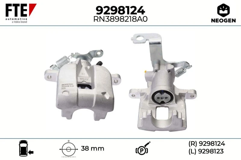 Image of Brake caliper FTE 9298124