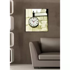 4545CS-40 Multicolor Decorative Canvas Wall Clock