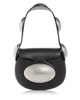 Image of Alexander Wang Small Dome Leather Shoulder Bag
