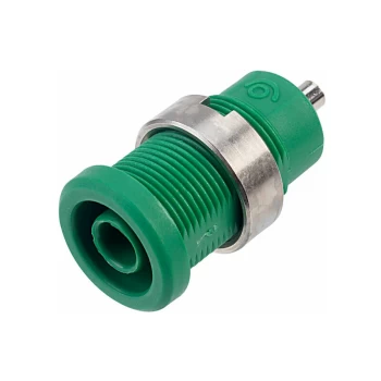 image of 3270-C-V Green 4mm Safety Socket 3270 Series - PJP