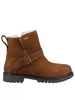 Image of Hush Puppies Wakely Buckle Ankle Boot - Tan, Brown, Size 3, Women