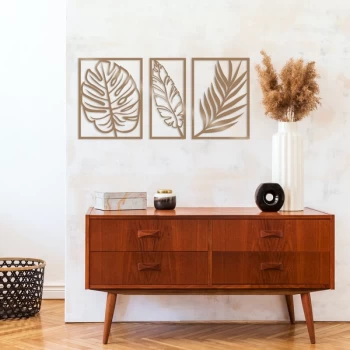 Image of Leaf 2 - Copper Copper Decorative Metal Wall Accessory