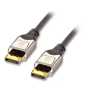 Image of Lindy CROMO DisplayPort, 3m Black, Silver
