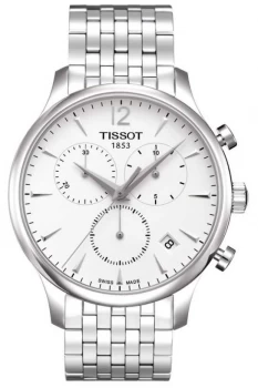 image of Tissot Tradition Chronograph White Dial Stainless Watch