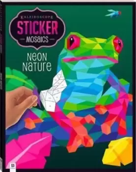 Image of Kaleidoscope Sticker Mosaics Neon Nature by