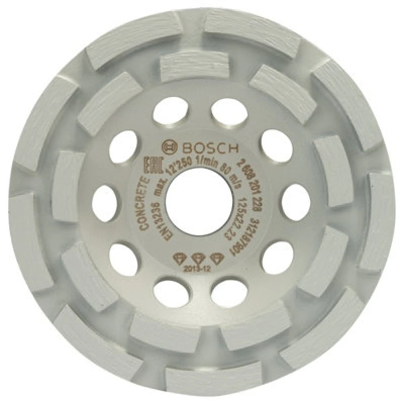 Image of Bosch 2608201228 125x22.23mm DIAMOND GRINDING WHEEL FOR CONCRETE