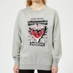 Image of Harry Potter Triwizard Tournament Durmstrang Womens Sweatshirt - Grey - 3XL