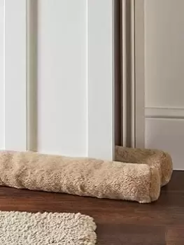 image of Catherine Lansfield Faux Fur Soft Draught Excluder