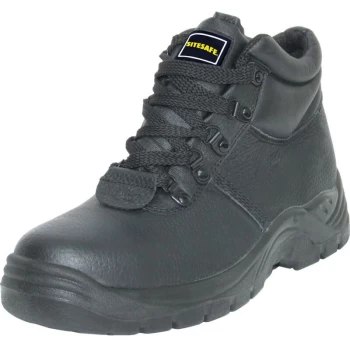 Image of SSF01 Mens Size 11 Black Safety Boots - Sitesafe