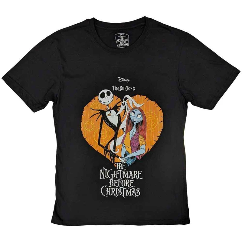 Image of Disney Heart Logo T Shirt Black unisex