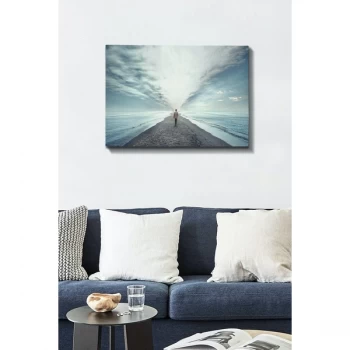 Image of Kanvas Tablo (50 x 70) - 246 Multicolor Decorative Canvas Painting