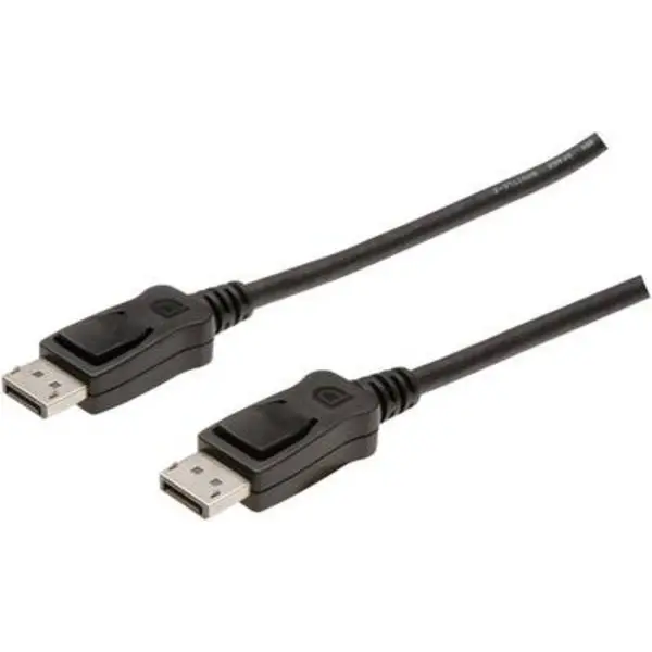 Image of Digitus DisplayPort Cable DisplayPort plug, DisplayPort plug 1m Black AK-340103-010-S DisplayPort cable AK-340103-010-S