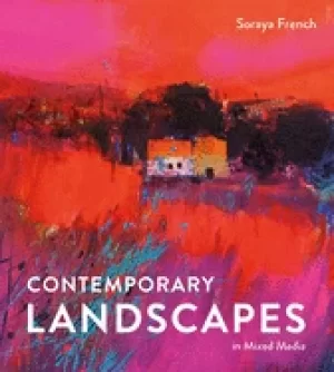 Image of contemporary landscapes in mixed media