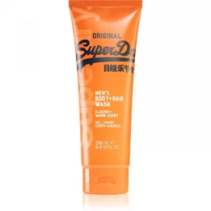 image of Superdry Original Hair & Body Shower Gel For Him 250ml