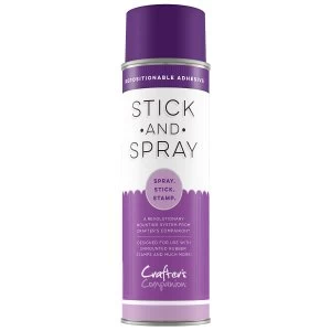 Image of Crafter's Companion Stick and Spray Mounting Adhesive - Repositionable