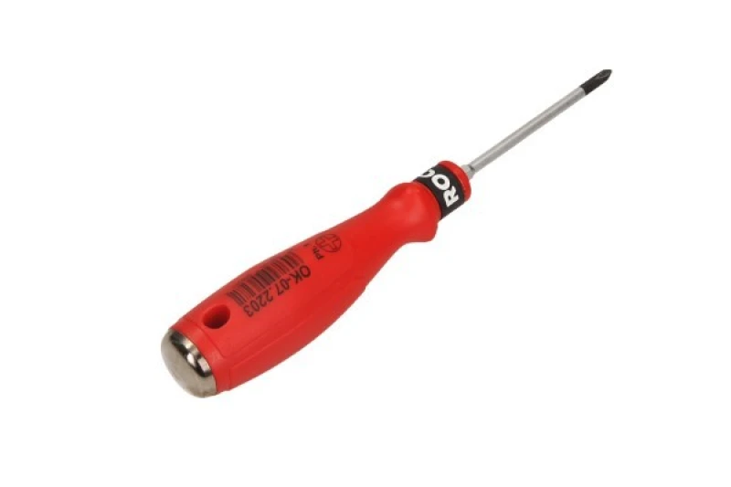 Image of ROOKS OK-07.2203 Screwdriver Length: 80mm, Spanner Size: PH1 Chrome Vanadium Steel Screwdriver (4694)
