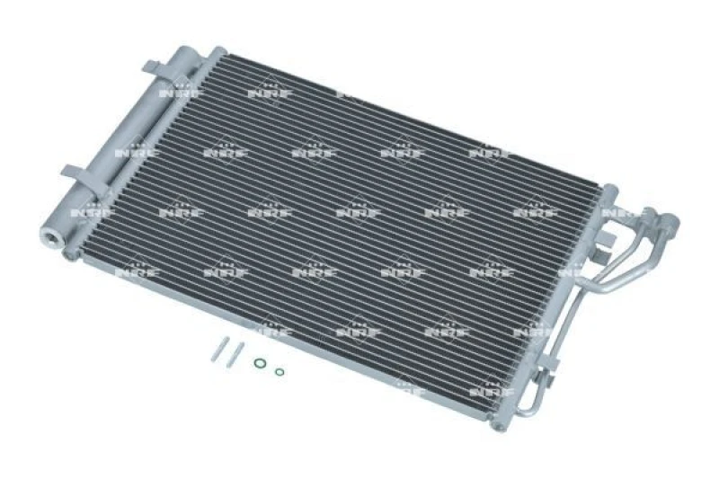 Image of NRF 350013 Condenser EASY FIT, with seal ring, with nitrogen filling Aluminium Condenser,air conditioning (448)