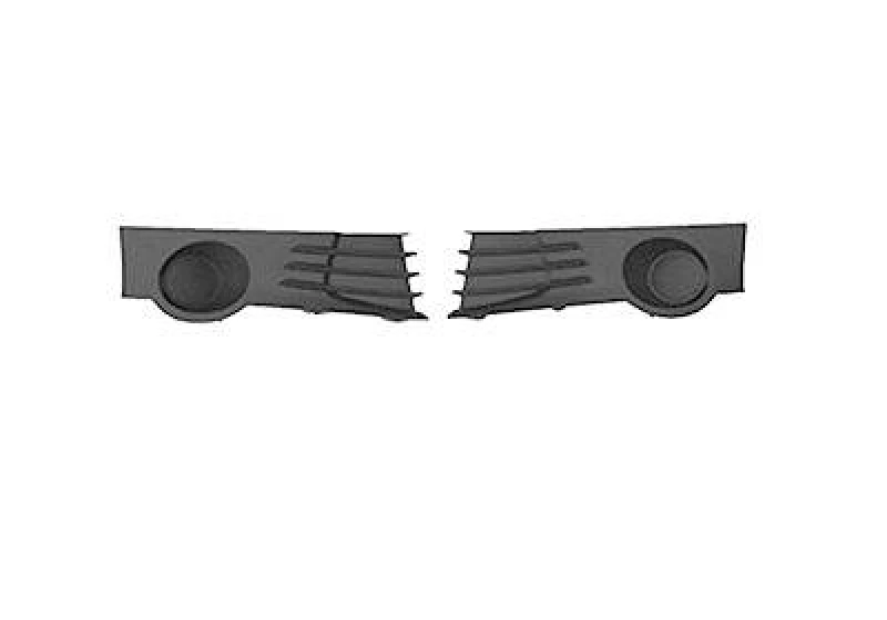 Image of VAN WEZEL 1728580 Protective trim for bumper ** Equipart ** Protective trim for bumper (1007)