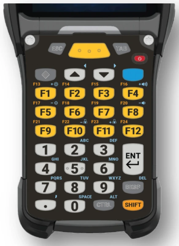Image of Zebra KYPD-MC9334FNR-01 mobile device keyboard Alphanumeric English Bl