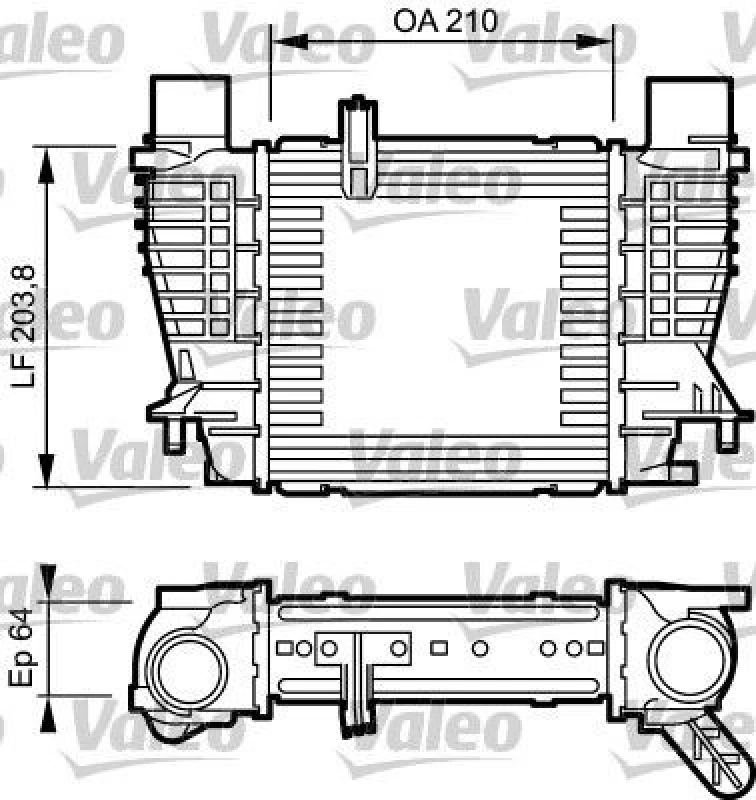Image of Intercooler VALEO 817999
