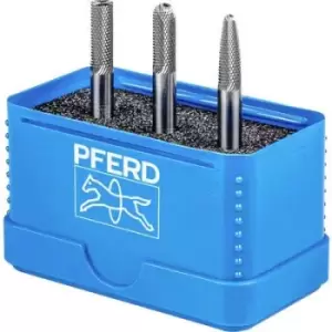 image of Pferd Tungsten Carbide Small High-performance Burr Set Micro Burr Diameter 6mm 3