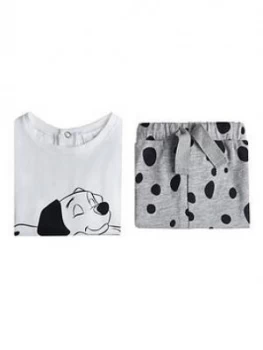 image of Mango Baby Girls Dalmatian Pyjamas - White