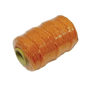 Image of Faithfull 300 Polyethylene Brick Line 18m (59ft) Orange (Box of 12)
