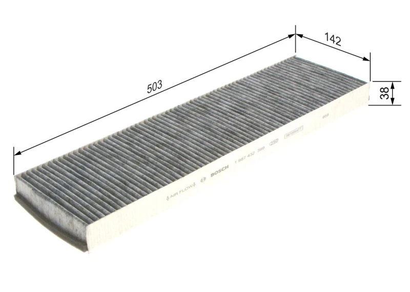 Image of Pollen filter Bosch 1 987 432 399