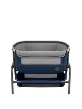 image of Maxi-Cosi Iora Co-Sleeper Adjustable Bedside Crib - Essential Blue