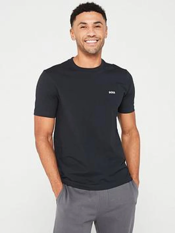 Image of Boss Crew Logo T-Shirt - Blue Blue L